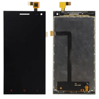Lcd With Touch Screen For Elephone P2000c Black By - Maxbhi Com