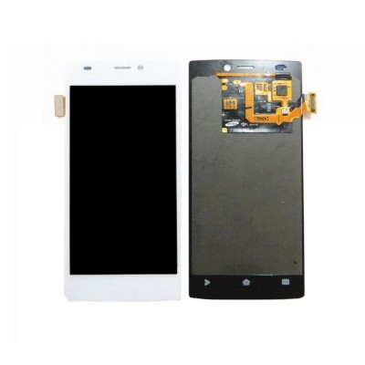 Lcd With Touch Screen For Gionee Gn9005 White By - Maxbhi Com