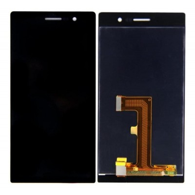 Lcd With Touch Screen For Huawei Ascend P7 With Dual Sim Black By - Maxbhi Com