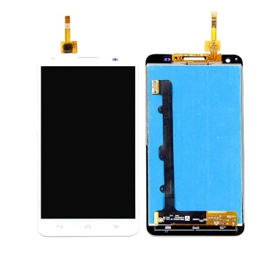 Lcd With Touch Screen For Huawei Honor 3x G750 White By - Maxbhi Com