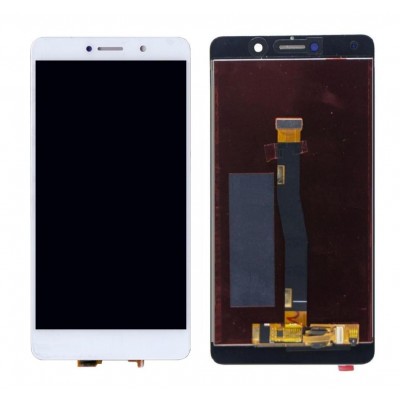 Lcd With Touch Screen For Huawei Honor 6x White By - Maxbhi Com