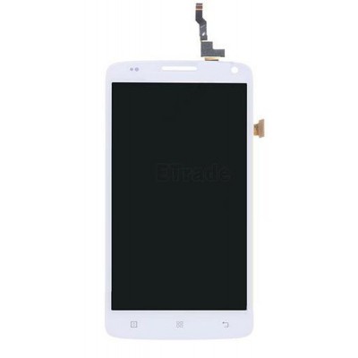 LCD with Touch Screen for Lenovo A628T - White