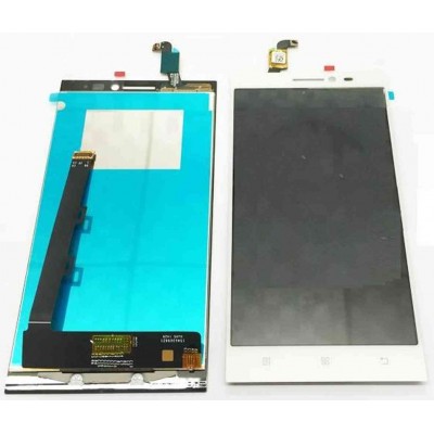 LCD with Touch Screen for Lenovo K920 - White