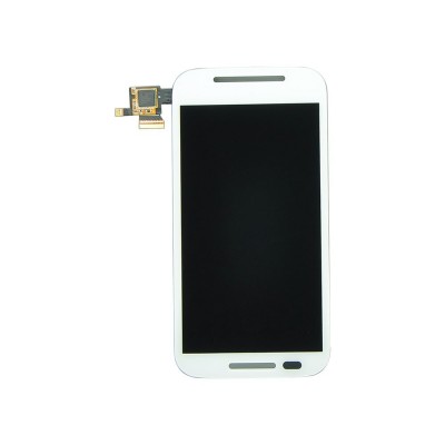 LCD with Touch Screen for Motorola New Moto E - White