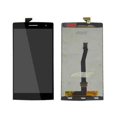 LCD with Touch Screen for Oppo Find 7 QHD - Black