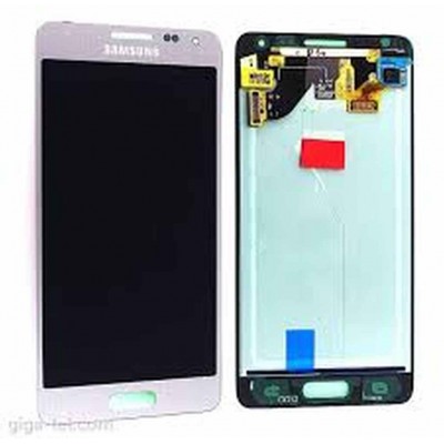 LCD with Touch Screen for Samsung Galaxy Alpha - S801 - Sleek Silver
