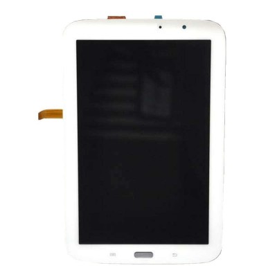 LCD with Touch Screen for Samsung Galaxy Note 510 - White & Silver