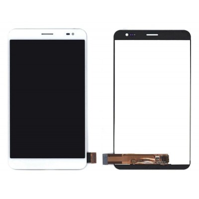Lcd With Touch Screen For Huawei Mediapad X1 White By - Maxbhi Com