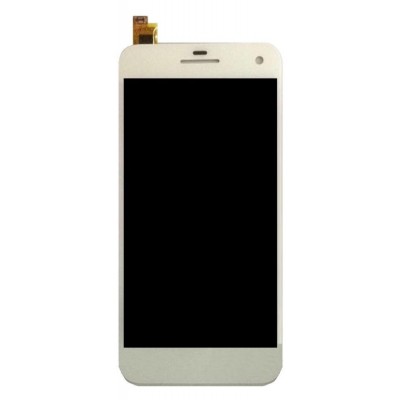 Lcd With Touch Screen For Infinix Alpha Marvel X502 White By - Maxbhi Com