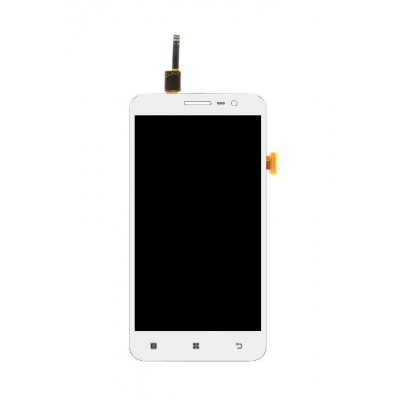 Lcd With Touch Screen For Lenovo Golden Warrior A8 A806 White By - Maxbhi.com
