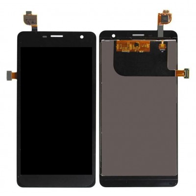 Lcd With Touch Screen For Lenovo Ideaphone K860 Black By - Maxbhi Com