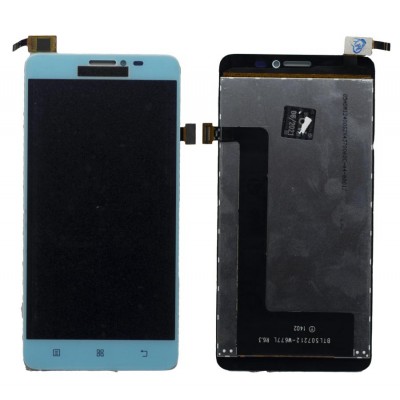 Lcd With Touch Screen For Lenovo S850 White By - Maxbhi Com