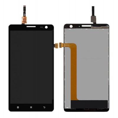 Lcd With Touch Screen For Lenovo S856 Black By - Maxbhi Com