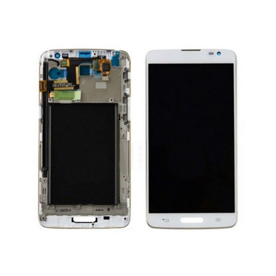 Lcd With Touch Screen For Lg G Pro Lite D686 White By - Maxbhi Com