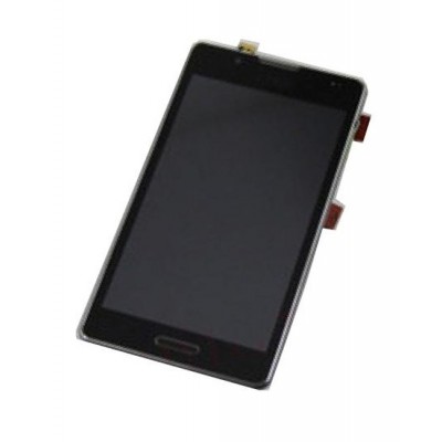 Lcd With Touch Screen For Lg Optimus L7 2 P713 Black By - Maxbhi.com