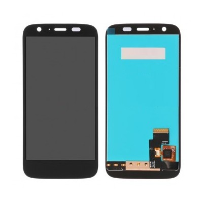 Lcd With Touch Screen For Motorola Moto G 16gb Black By - Maxbhi Com