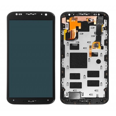 Lcd With Touch Screen For Motorola Moto X 2nd Gen Black By - Maxbhi Com