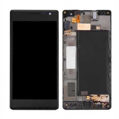 Lcd With Touch Screen For Nokia Lumia 735 Black By - Maxbhi Com