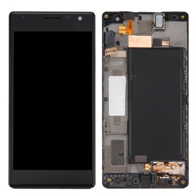 Lcd With Touch Screen For Nokia Lumia 735 Lte Rm1039 Black By - Maxbhi Com