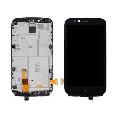 Lcd With Touch Screen For Nokia Lumia 822 Black By - Maxbhi Com