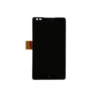 Lcd With Touch Screen For Nokia Lumia 900 Rm808 Black By - Maxbhi.com