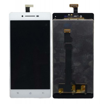 Lcd With Touch Screen For Oppo R1 R829t White By - Maxbhi Com