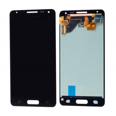 Lcd With Touch Screen For Samsung Galaxy Alpha Black By - Maxbhi Com