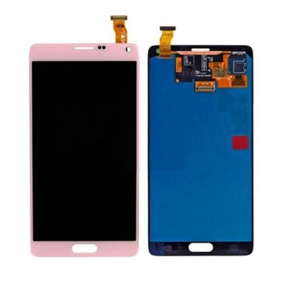 Lcd With Touch Screen For Samsung Galaxy Note 4 Pink By - Maxbhi Com