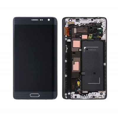 Lcd With Touch Screen For Samsung Galaxy Note Edge Black By - Maxbhi Com