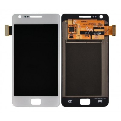 Lcd With Touch Screen For Samsung Galaxy S2 Function White By - Maxbhi Com