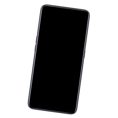 Camera Lens Glass with Frame for Realme X Black