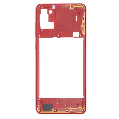 Middle Frame Ring Only For Samsung Galaxy A21s Red By - Maxbhi Com