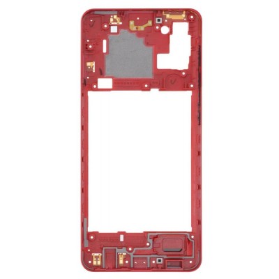 Middle Frame Ring Only For Samsung Galaxy A21s Red By - Maxbhi Com