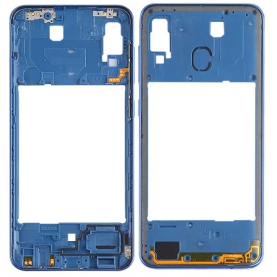 Middle Frame Ring Only For Samsung Galaxy A30 Blue By - Maxbhi Com