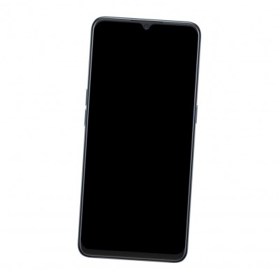 Camera Lens Glass with Frame for Oppo F15 Blue