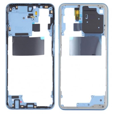 Middle Frame Ring Only For Xiaomi Redmi Note 10s Blue By - Maxbhi Com