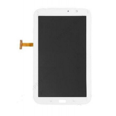 LCD with Touch Screen for Samsung GT-N5110 - White