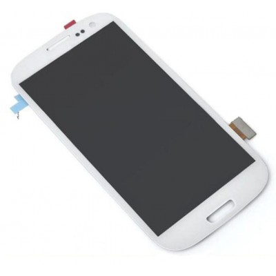 LCD with Touch Screen for Samsung SPH-L710 - Marble White