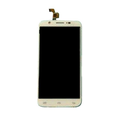 LCD with Touch Screen for Tecno D9 - White