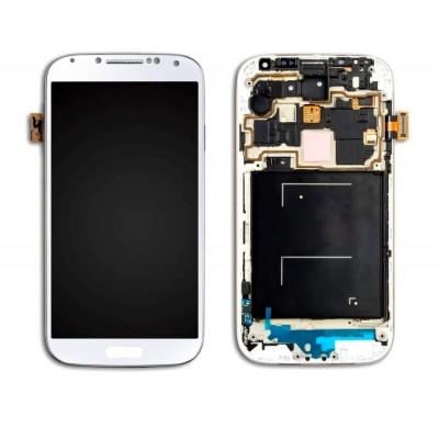 Lcd With Touch Screen For Samsung Galaxy S4 Value Edition White By - Maxbhi Com