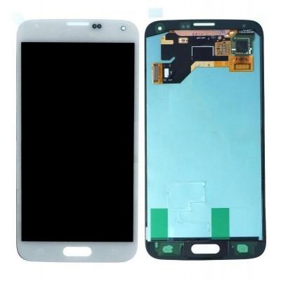 Lcd With Touch Screen For Samsung Galaxy S5 Duos Smg900fd White By - Maxbhi Com