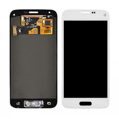 Lcd With Touch Screen For Samsung Galaxy S5 Mini White By - Maxbhi.com