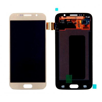 Lcd With Touch Screen For Samsung Galaxy S6 Dual Sim 32gb Gold By - Maxbhi Com