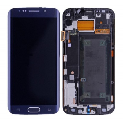 Lcd With Touch Screen For Samsung Galaxy S6 Edge Black By - Maxbhi Com