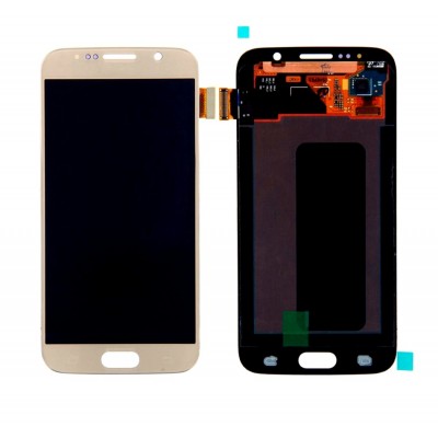 Lcd With Touch Screen For Samsung Galaxy S6 Gold By - Maxbhi Com