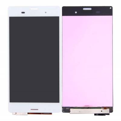 Lcd With Touch Screen For Sony Ericsson Xperia Z3 D6603 White By - Maxbhi Com