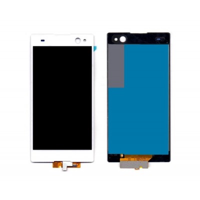 Lcd With Touch Screen For Sony Xperia C3 White By - Maxbhi Com