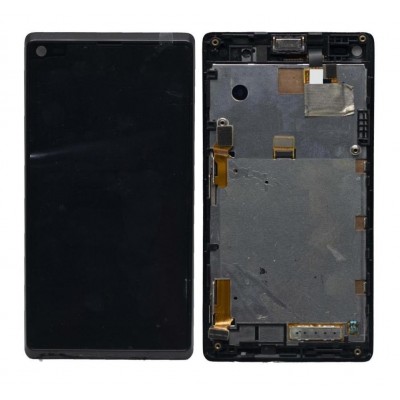Lcd With Touch Screen For Sony Xperia L C2104 Black By - Maxbhi Com