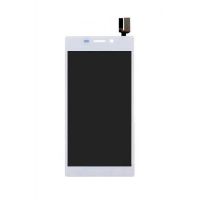 Lcd With Touch Screen For Sony Xperia M2 D2306 White By - Maxbhi.com