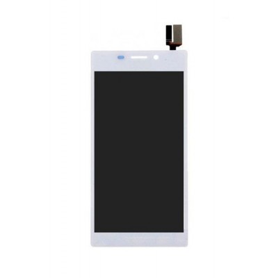 Lcd With Touch Screen For Sony Xperia M2 White By - Maxbhi.com
